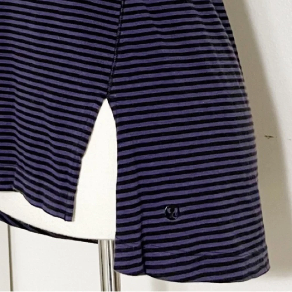 lululemon Mountain Tank Stripe Cadet‎ Purple Black
